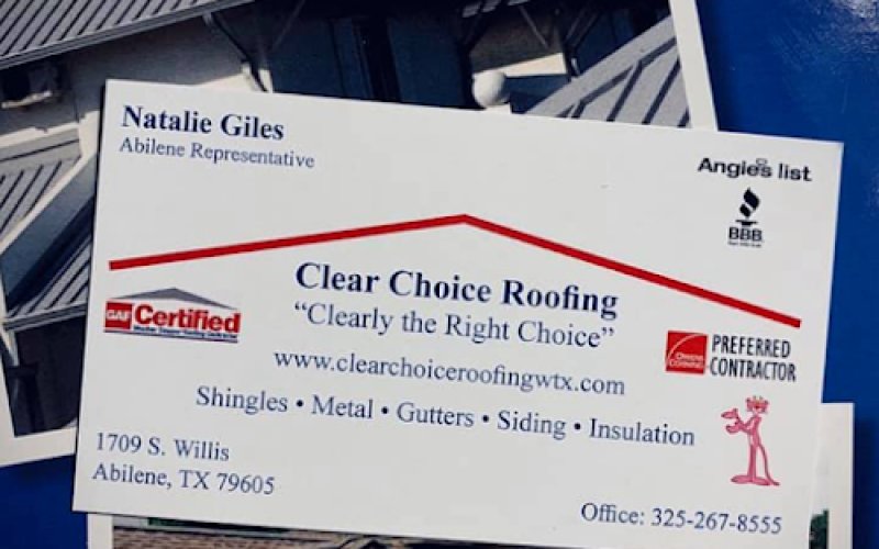 ✅Clear Choice Roofing of West Texas