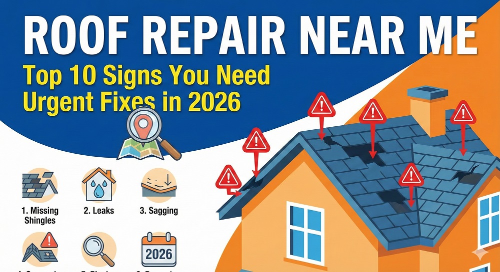 Roof Repair Near Me: Top 10 Signs You Need Urgent Fixes in 2026